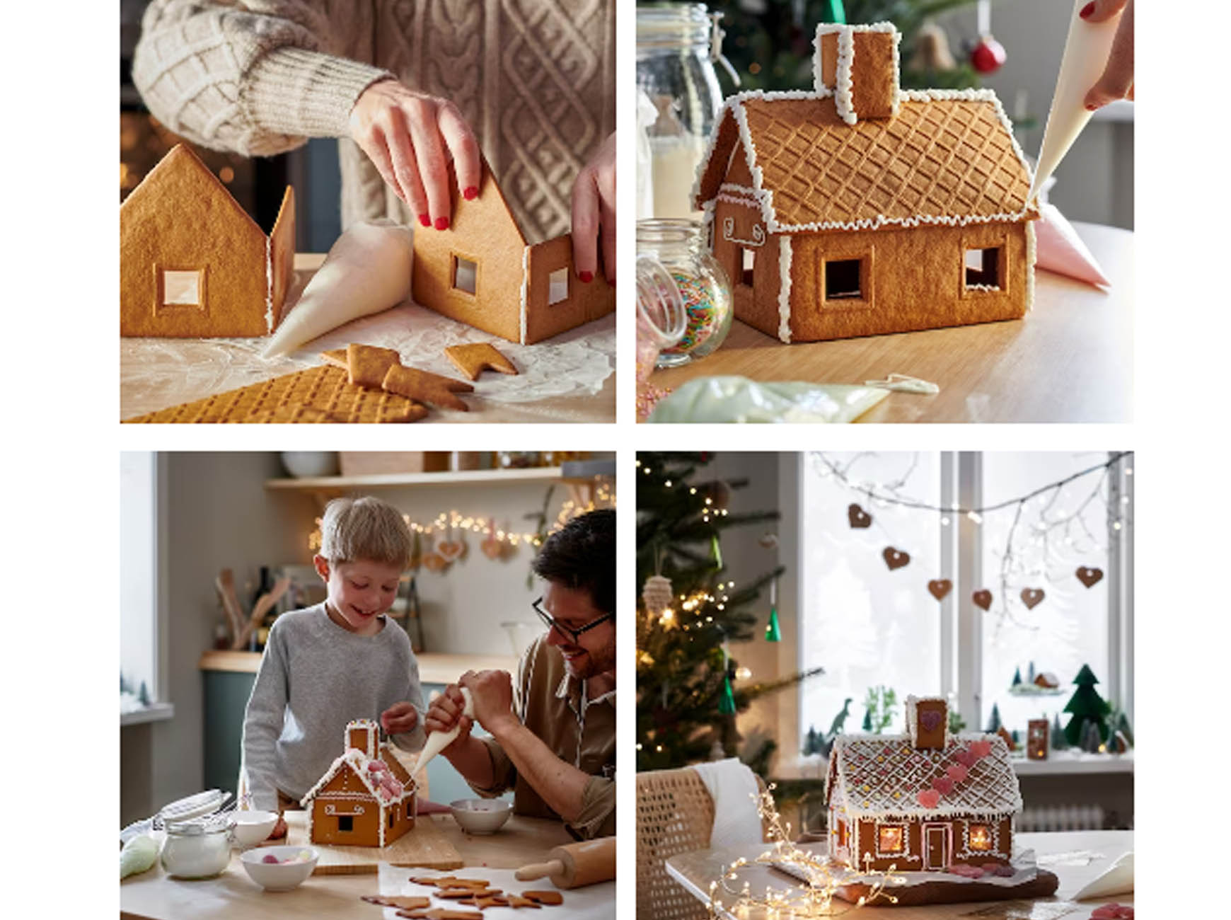 クリスマスに親子で手作り！お菓子の家を作れるキット2022年版